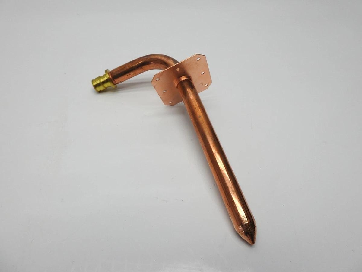 (50/pk) LSP P-8107 1/2" x 1/2" Lead-Free Uponor ProPEX, 8" Elbow w/ Flange NEW