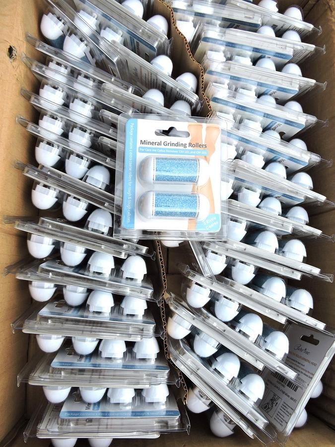 Lot of 200  - Mineral Grinding Rollers for Care Me Callus Remover CM-101, CM-201