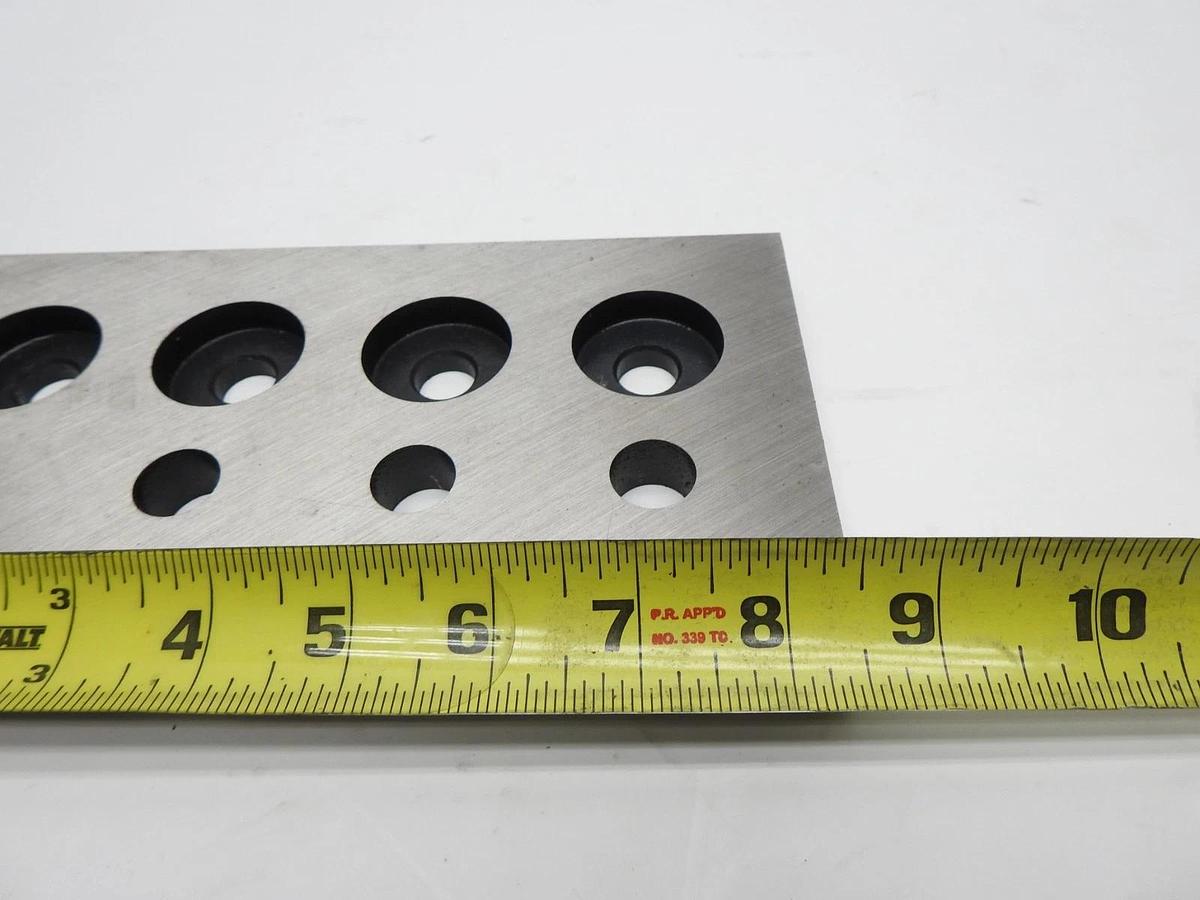 Vermeer Chipper Knife Blade M1016715 (Length: 8.75, Height: 4.75") 8 Hole