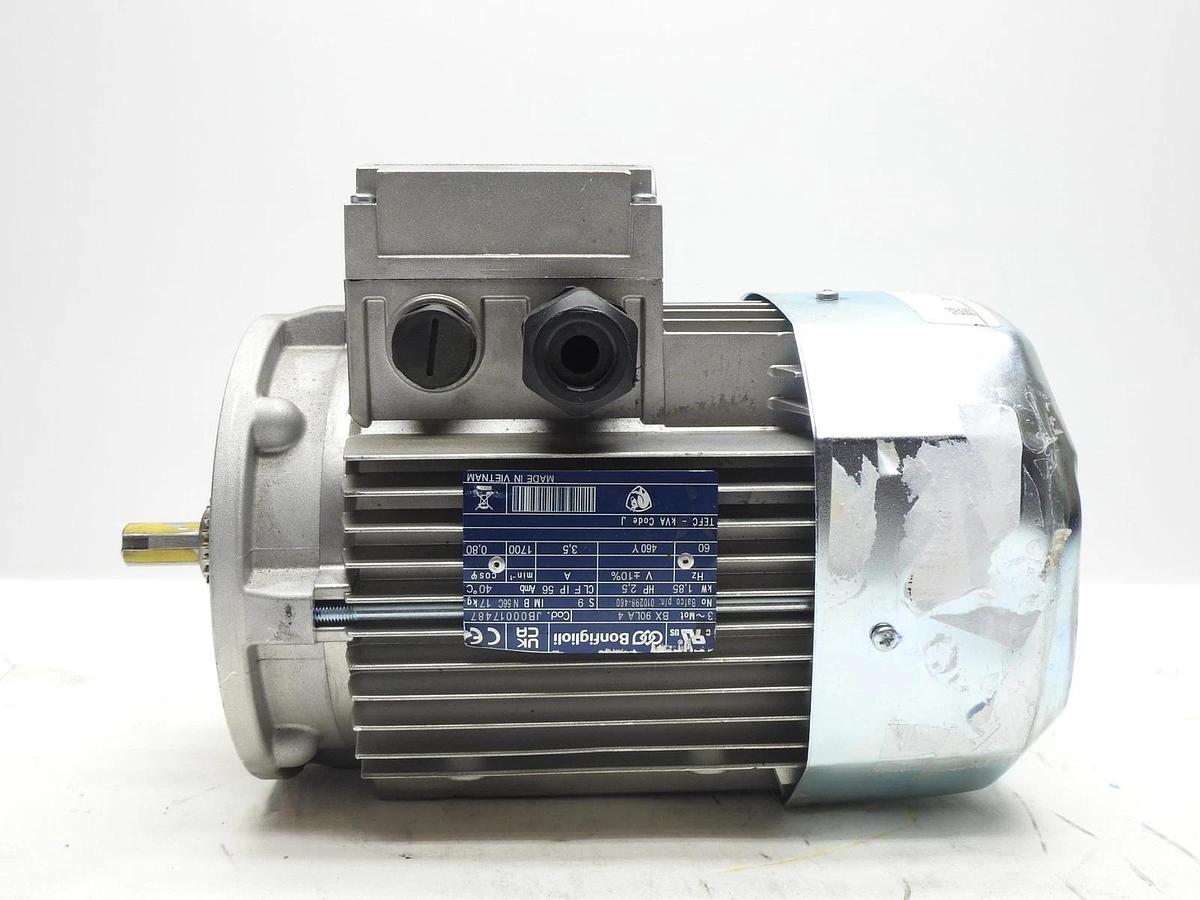 Bonfiglioli BX 90LA 4 Electric Motor HP 2.5 kW 1.85 JB00017487 BX90LA 4