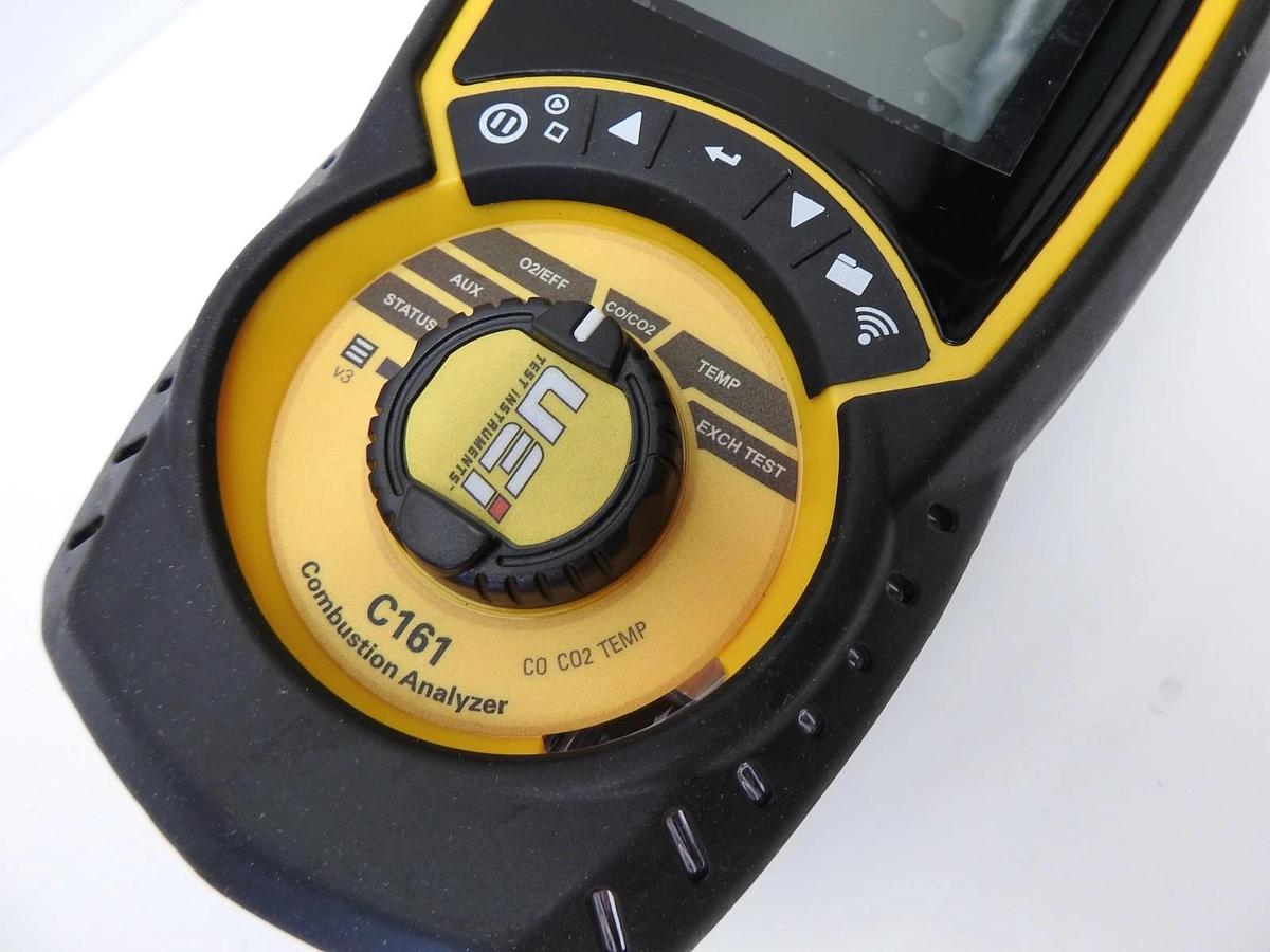 UEi C161 Residential Combustion Analyzer w/ Probe and Calibration Certification