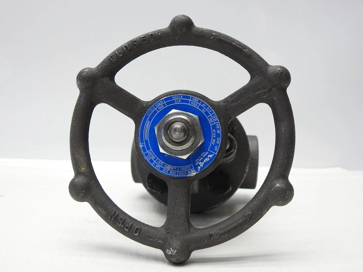 Vogt 1" Gate Valve A105N Series 12111 1 NPS Gate 800 - NOB NEW!