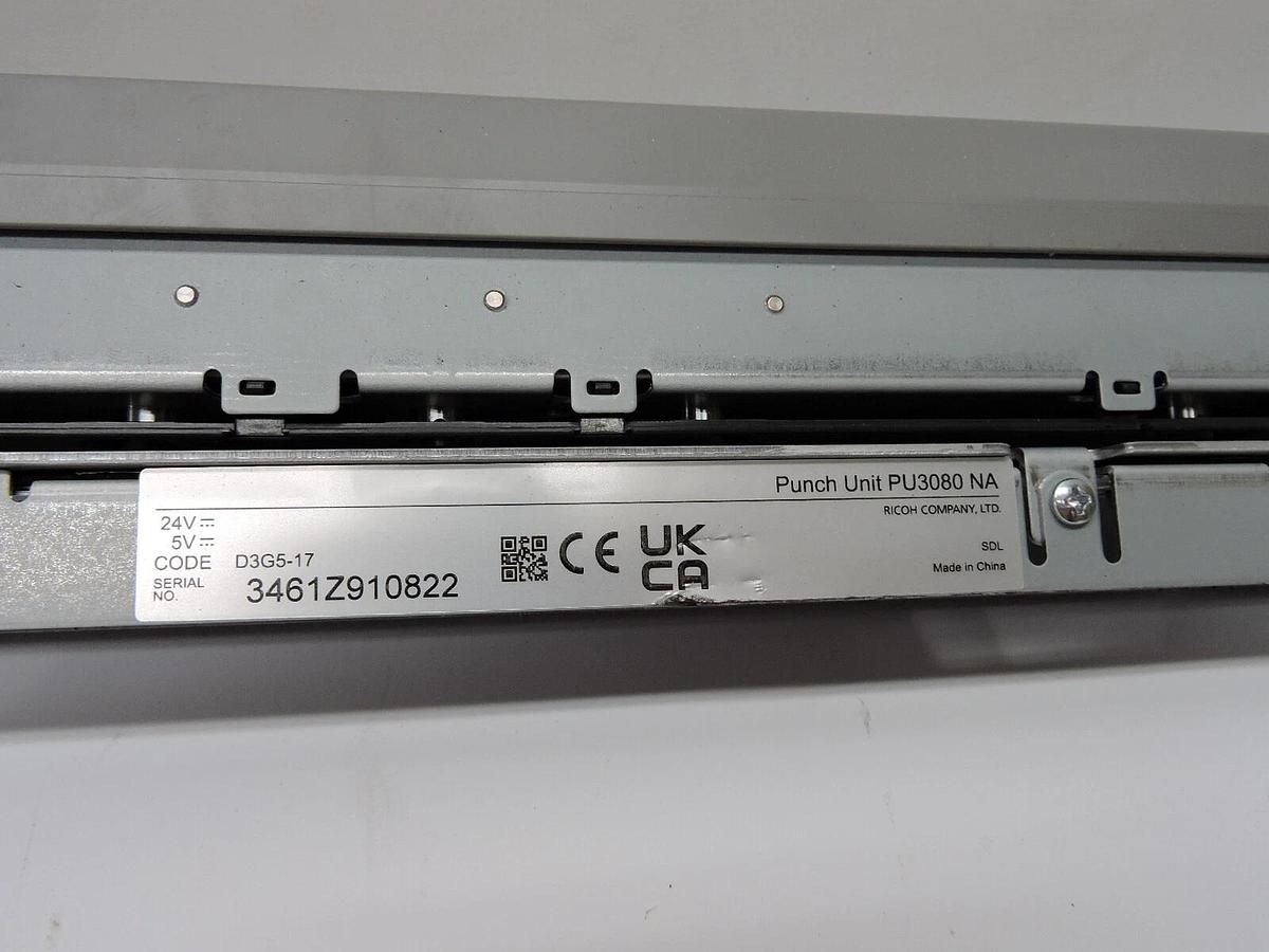 RICOH Punch Unit PU3080 NA (418381) RIC418381 - NEW READ