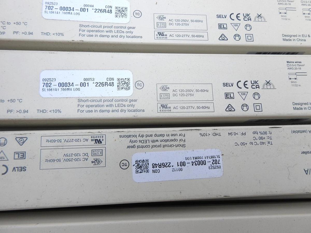 Lot of 17 - eldoLED SOLOdrive 1061/A Intelligent LED Driver/Controller SL1061A1