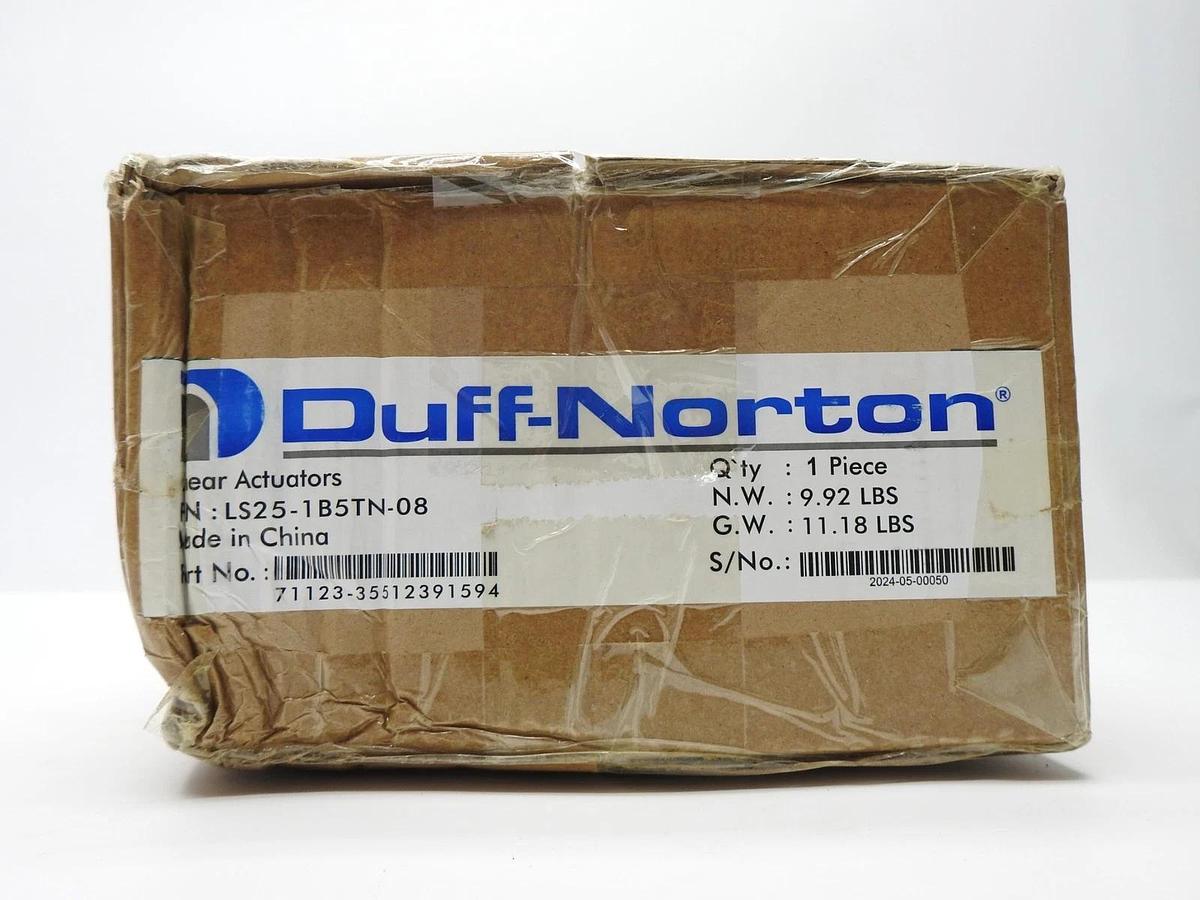 Duff Norton LS25-1B5TN-08 Linear Actuator (120V, 8" Stroke) LS Series OEM NEW