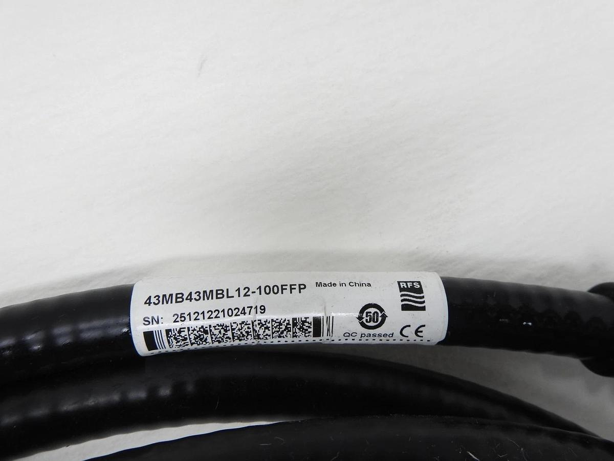 RFS TECHNOLOGIES 43MB43MBL12-100FFP 10 Ft 1/2" LCF12, 4.3 Male to 4.3 Male - NEW