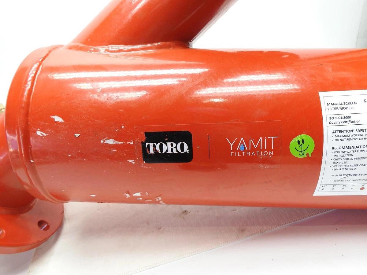 Toro Yamit 4" Manual Screen Filter Model F400 / 400 Agriculture Irrigation