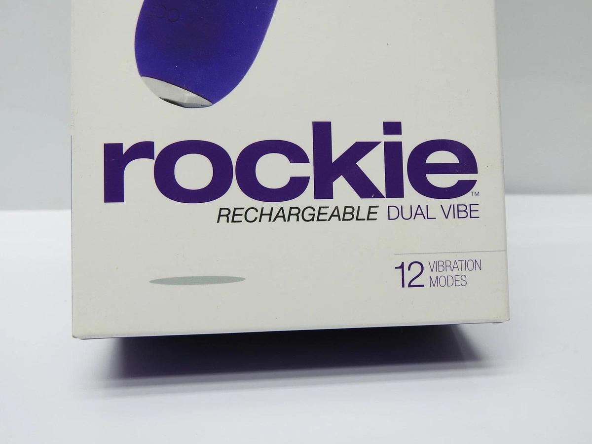 VeDO Rockie Dual Rechargeable Vibe Rabbit Vibrator Indigo