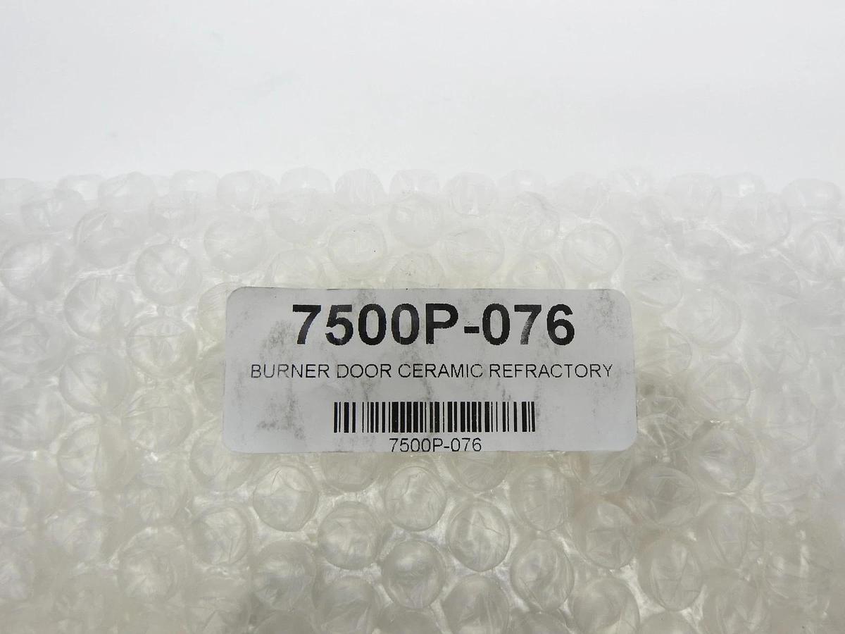 HTP 7500P-076 Burner Door Ceramic Refractory MC50, MC80, MC99, MC120 OEM NEW!