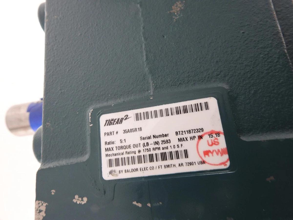 Dodge 35A05R18 TiGear-2 Right Angle Worm Gear Reducer - NOB NEW!
