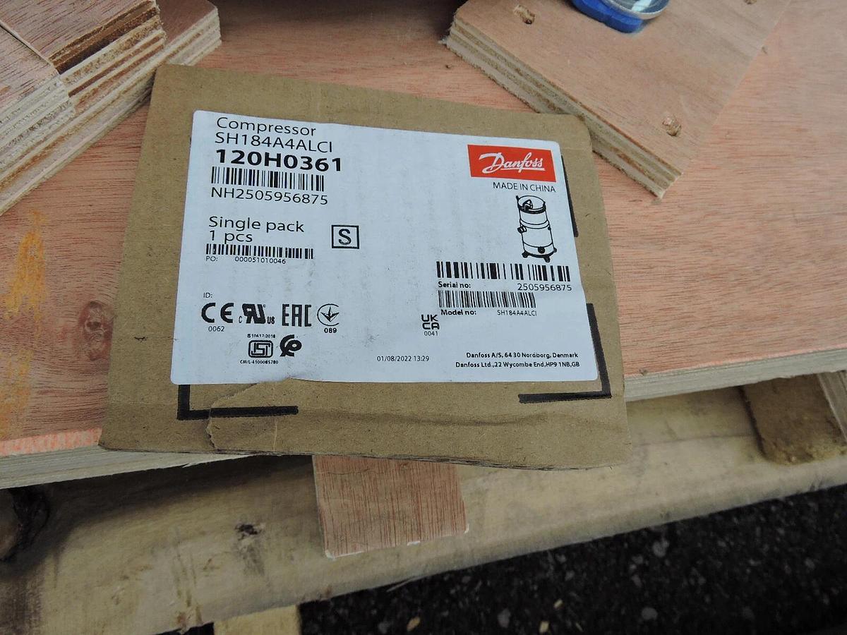 Danfoss 120H0361 Scroll compressor, SH184A4ALCI R410A NEW
