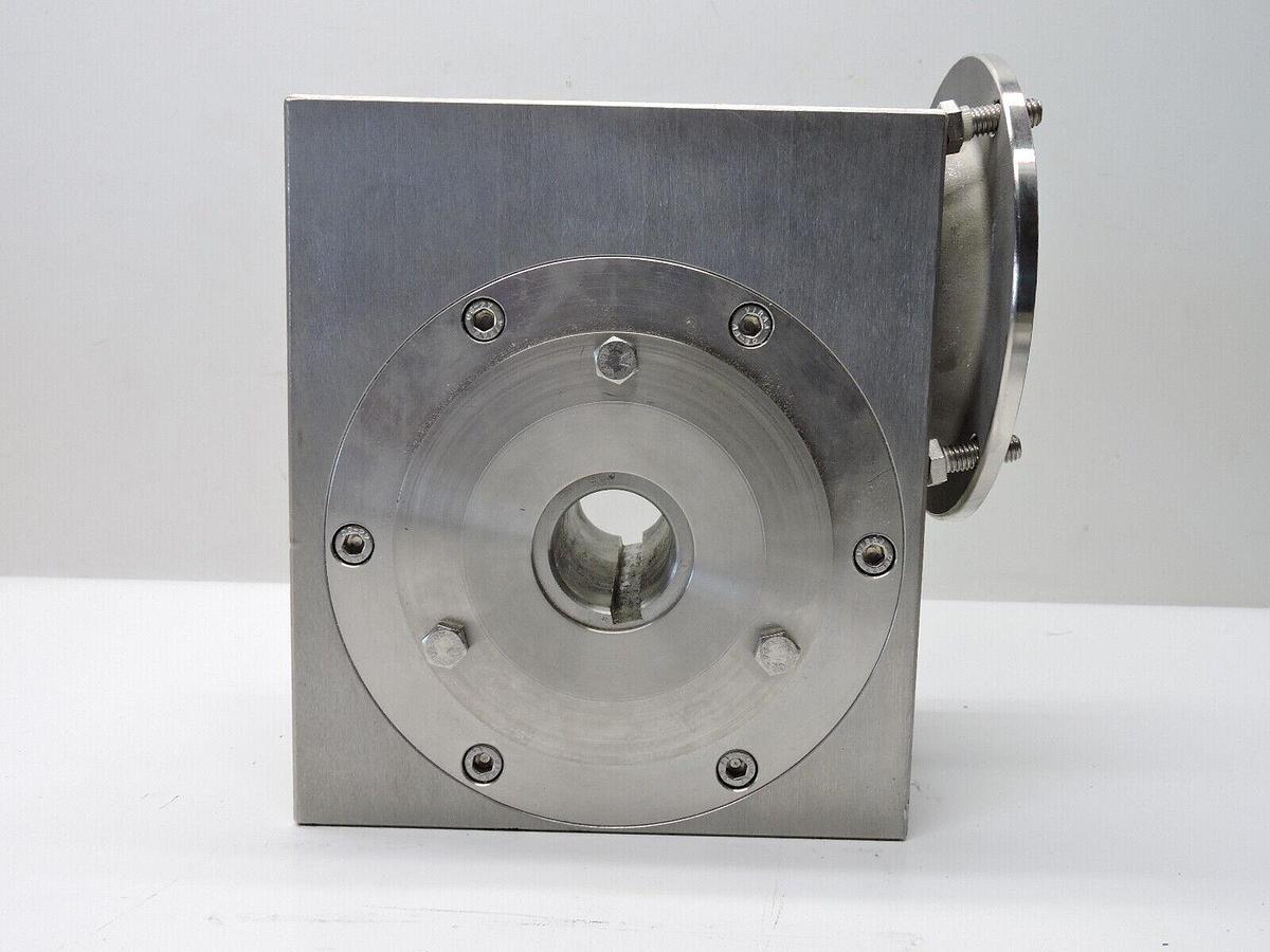 CLEAN-GEARTECH STAINLESS STEEL WORM GEARBOX – I85 (R = 1/96, DIA: 1.5) - NOB NEW