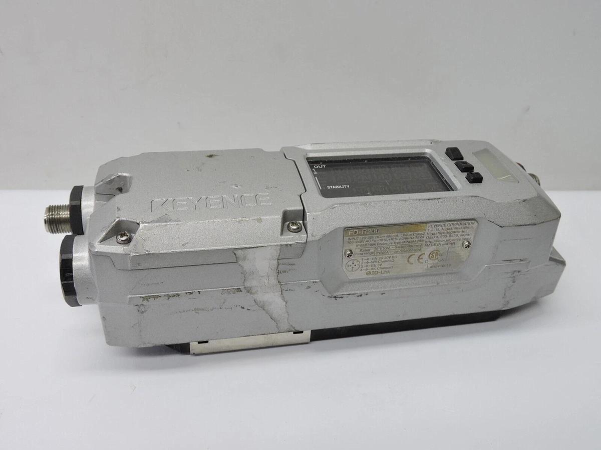 Keyence FD-R200 Clamp On Flow Meter USED