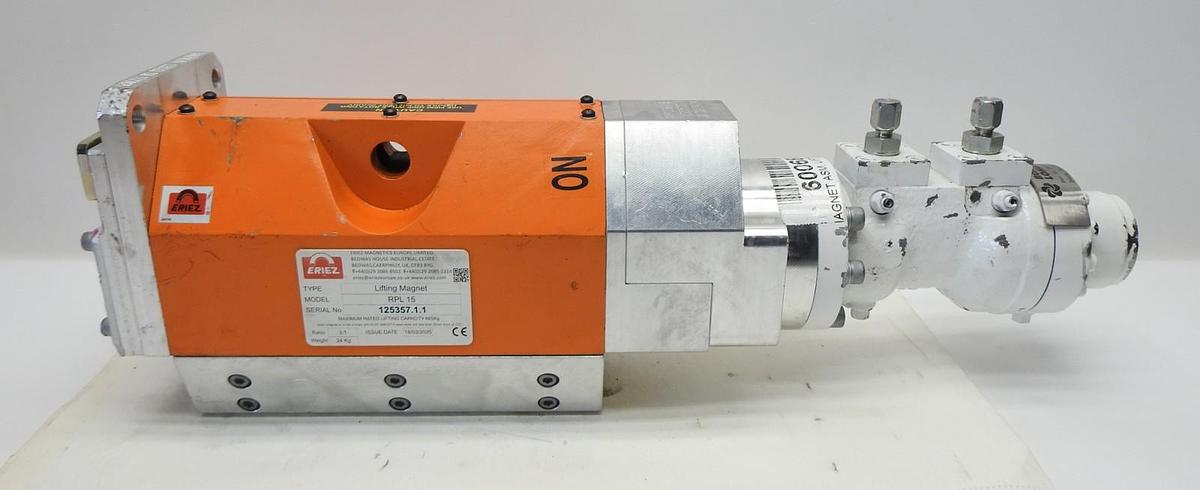 Boart Longyear 8001473 Hydraulic Rotary Actuator Eriez RPL 15 Lifting Magnet 3:1