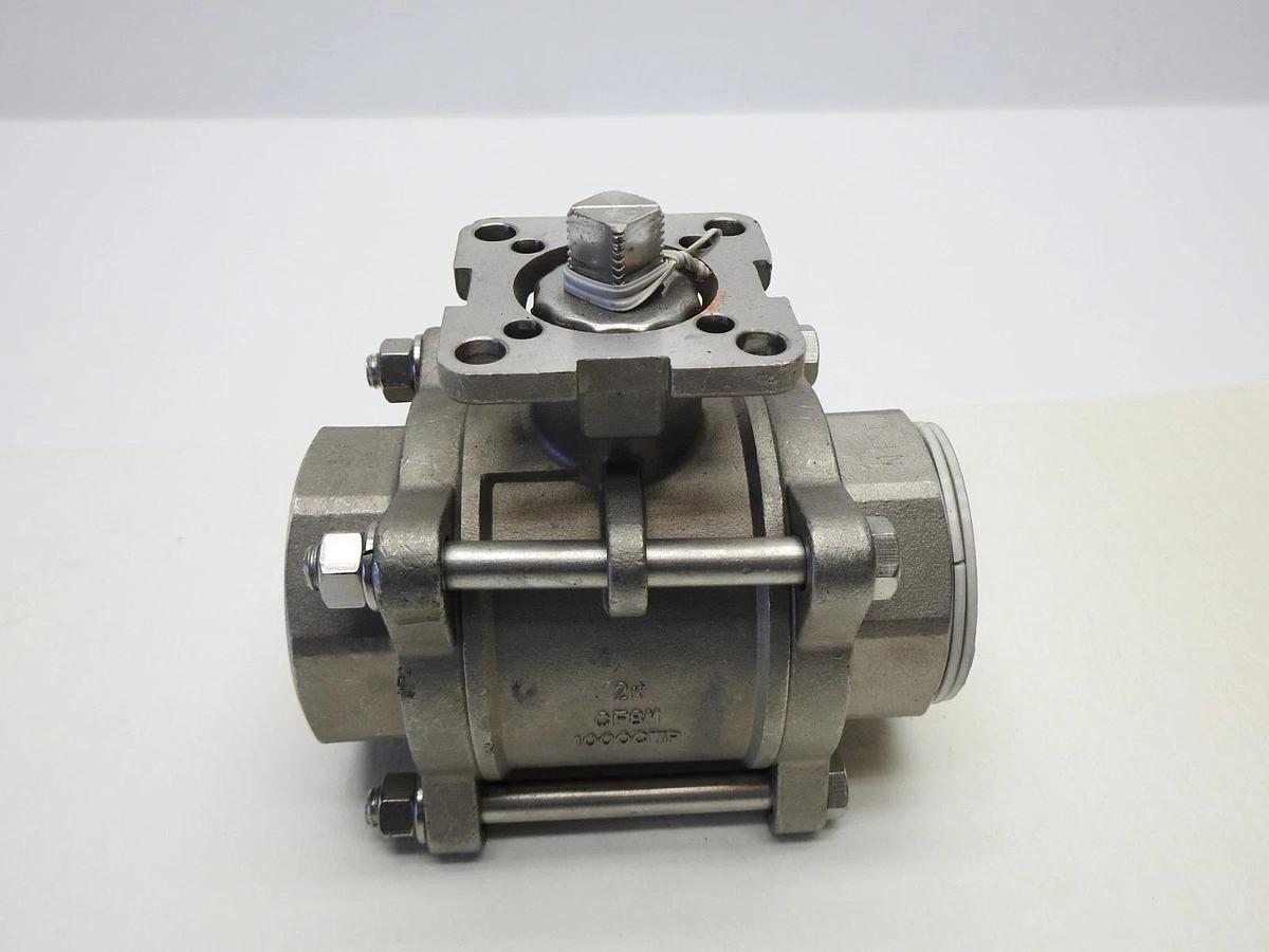 FNW 2" CF8M 1000CWP 2-Way Ball Valve NPT - NOB NEW!