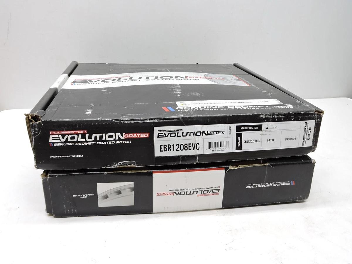 2pk - Powerstop EBR1208EVC replaces CEN120.33136, 980941, BR901126 AUDI A4 11-17