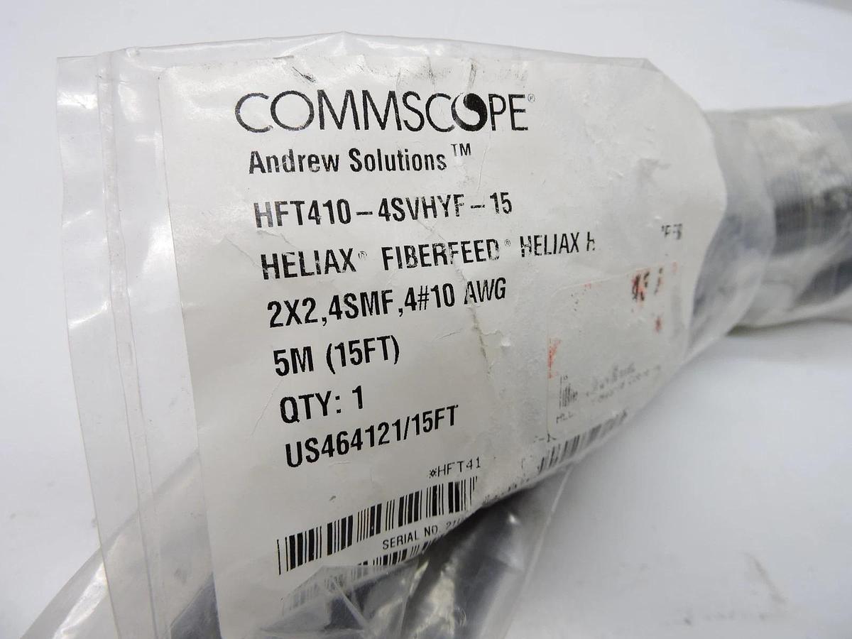 CommScope HFT410-4SVHYF-15 Hybrid Cable Assembly 15' Length - GENUINE NEW!