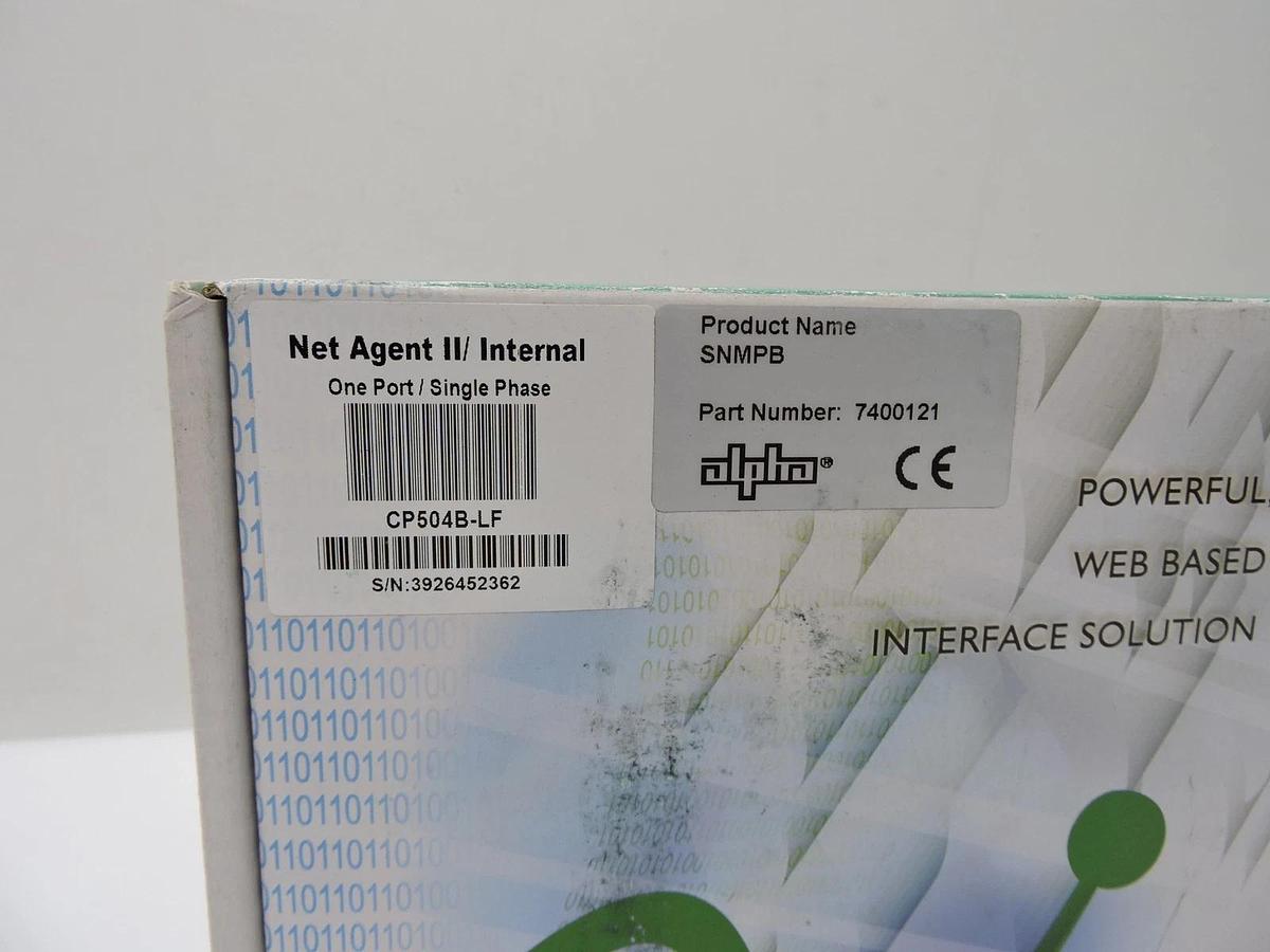 Alpha Net Agent II / Internal One Port Single Phase - CP504B-LF (7400121) - NOB!