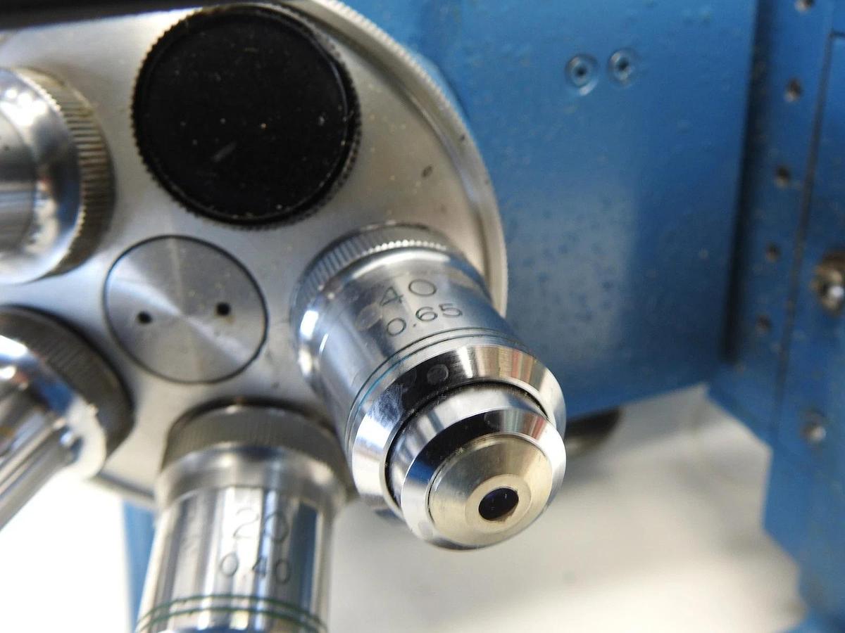 Microscope w/ STC-N63BT, Edmond: 5 0.12, 10 0.25, 20 0.40, 40 0.65