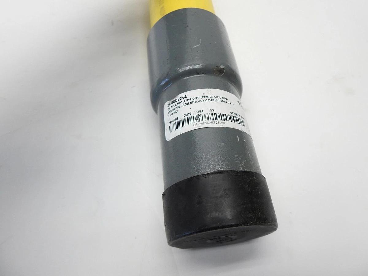 GEORG FISCHER CENTRAL PLASTICS 360002565 2" X 12" Thread Transition Fitting OEM!