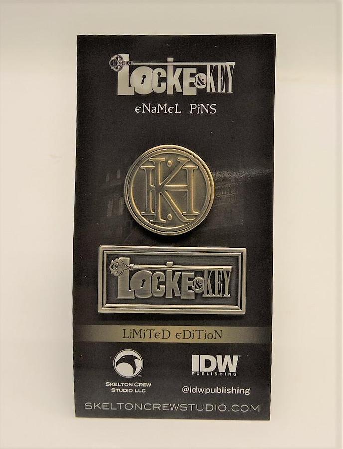 Locke & Key: Limited Edition Logo & Key House Emblem Enamel Pins Pin Set