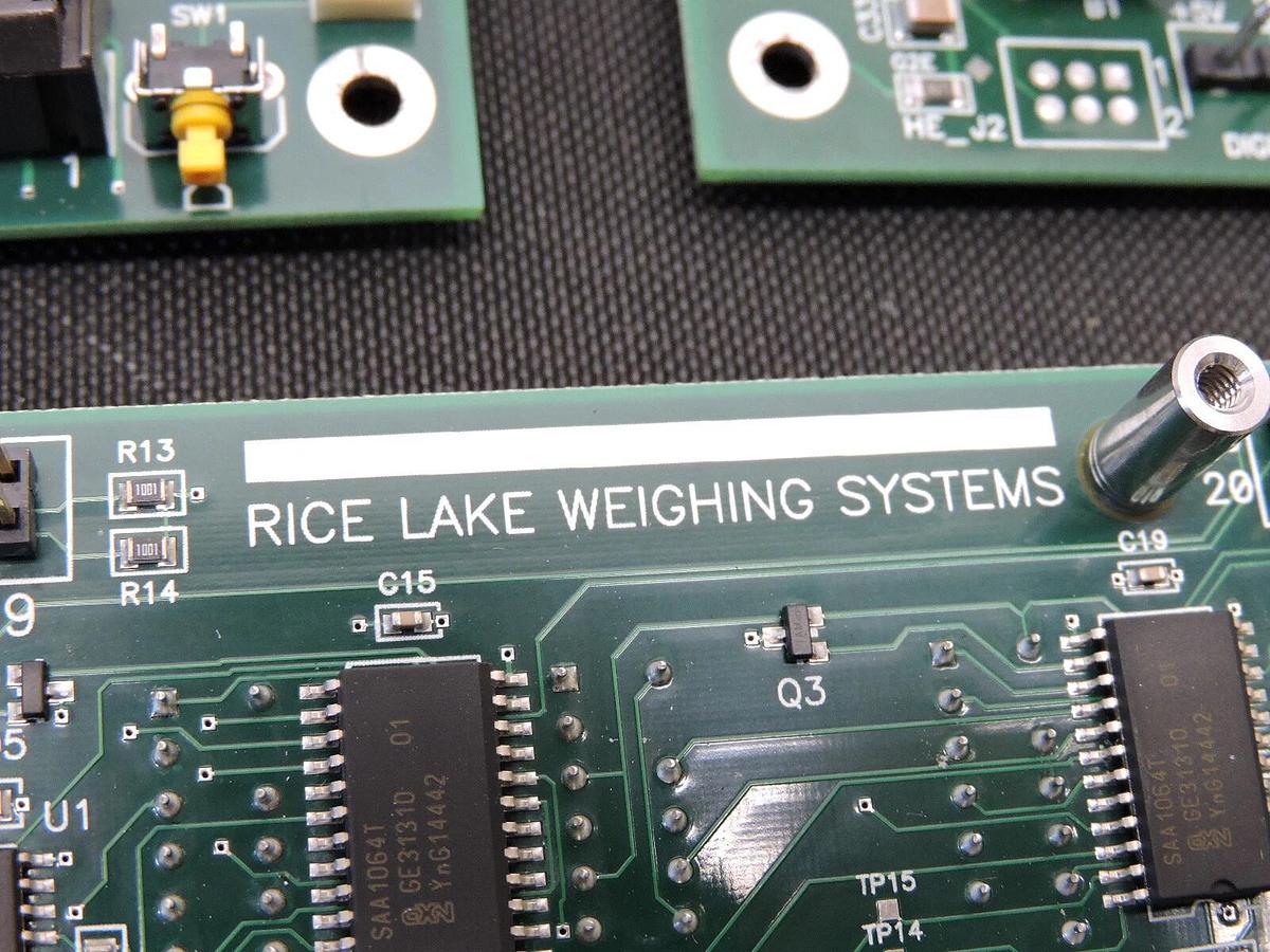 LOT OF 3 - AS IS Rice Lake Weighing Systems 85123-G 6 Digit Display Circuit Boar