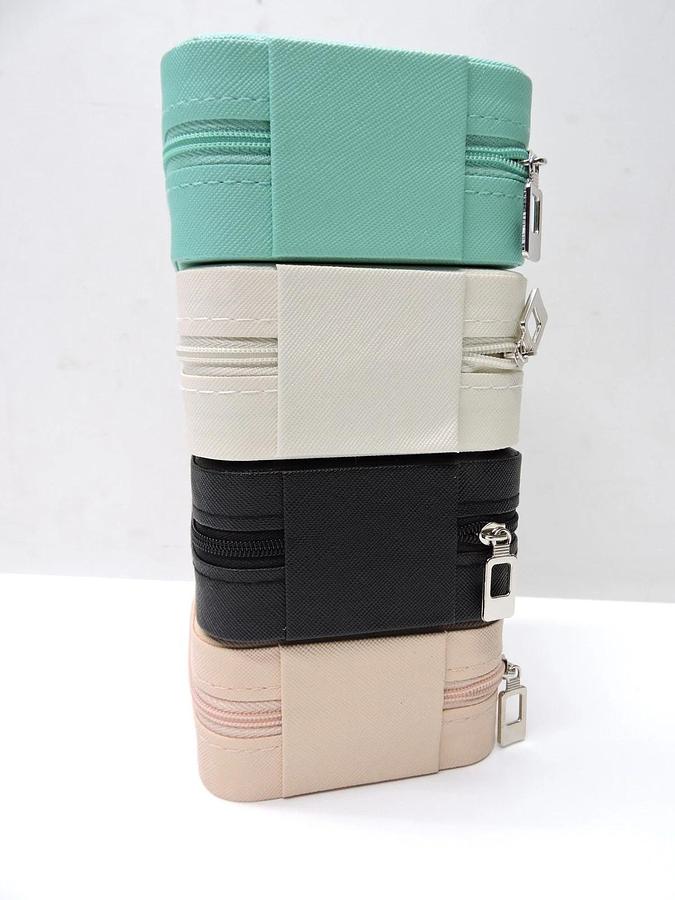 Lot of 4 - Trodance Travel Jewelry Box Travel Case Portable Organizer (4 Colors)