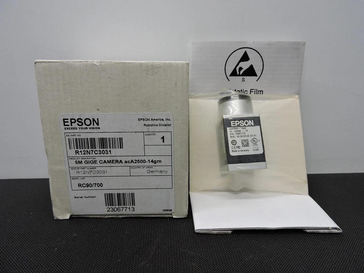 Epson ACA2500-14gm 5M GIGE Camera R12N7C3031 RC90/700 - New Other: Unit is brand