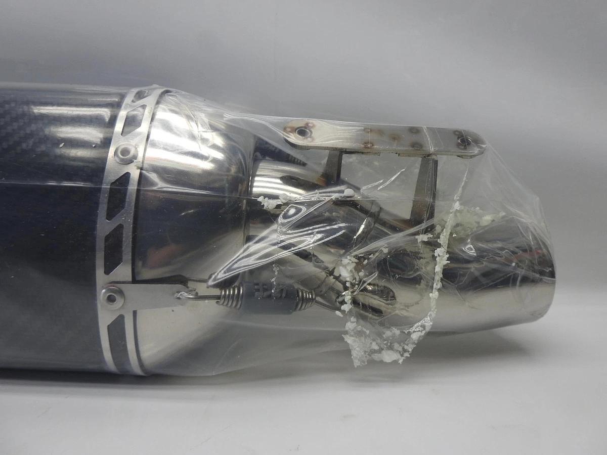 Yoshimura Alpha Signature Series Slip-On Exhaust SS/CF/CF 13141EM220 19-2292 NOB