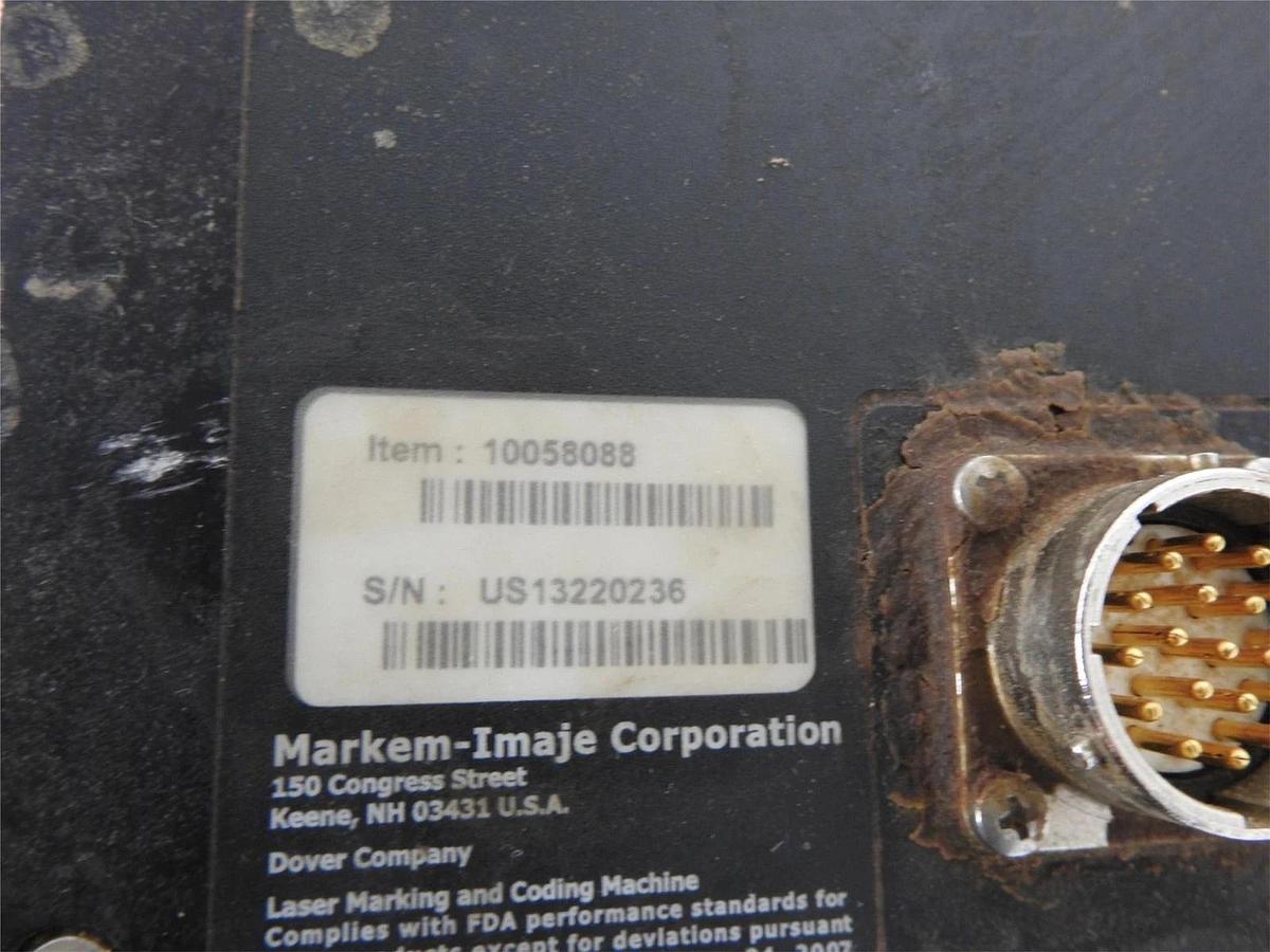 Markem Imaje Smartlase C350 Print Head 10058088, 10058116 -  AS IS UNTESTED