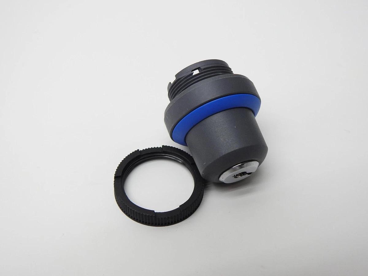RAFI 9.30.255.015/0600 Keyswitch Actuator RAFIX 22 FS Blue Ring (No key) NEW
