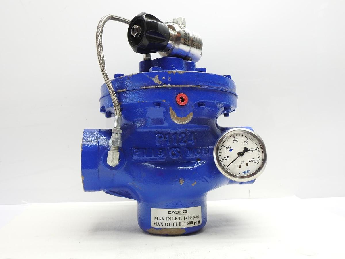 Cashco Pressure Reducing Regulator w/ RoTork HPD192NASTKRNS Pressure Regulator
