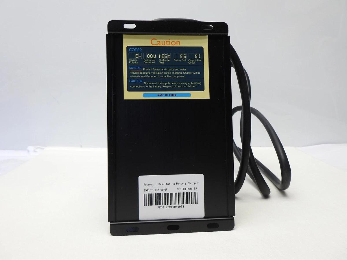 2-Wire Automatic Battery Charger 6V/12V/24V/36V/48V/60V/72V Yamaha EZ-GO - NEW
