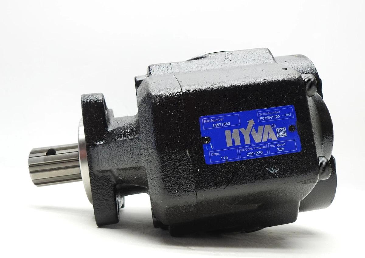HYVA 14571360 Hydraulic Gear Pump 115L-BI-4H3-4P-20BSP20-250 / 115L-BI-4H3-4P