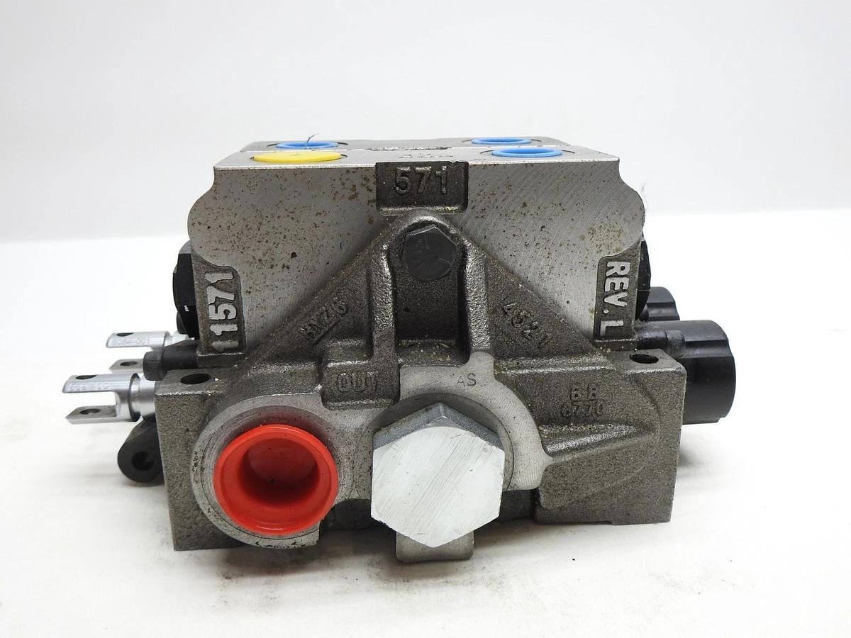 Husco 85650001 2-Section Hydraulic Control Valve – Electrohydraulic 08122246 NEW