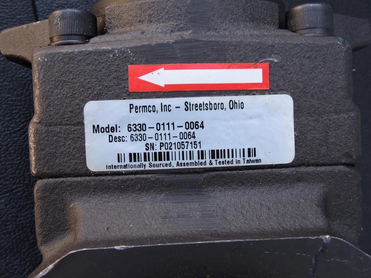 Permco PT6CC Series Hydraulic Vane Double Pump 6330-0111-0064 / 633001110064 NEW