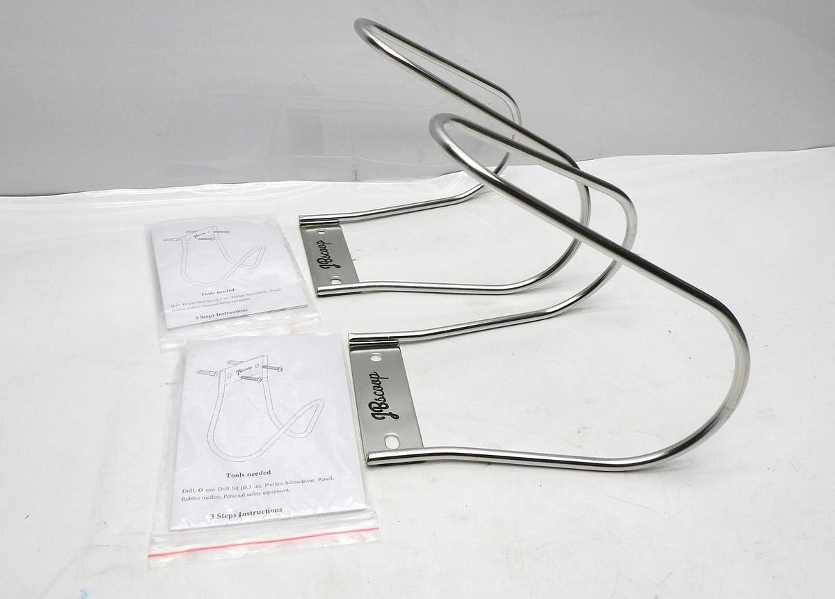 2 p/k - JBscoop Garden Hose Holder Hanger Wall Mount Water Hose, Extension Chord