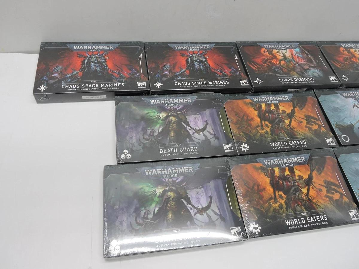 Warhammer 40K Armies Of Chaos Index Card BUNDLE Chaos English 40-28 - NEW!