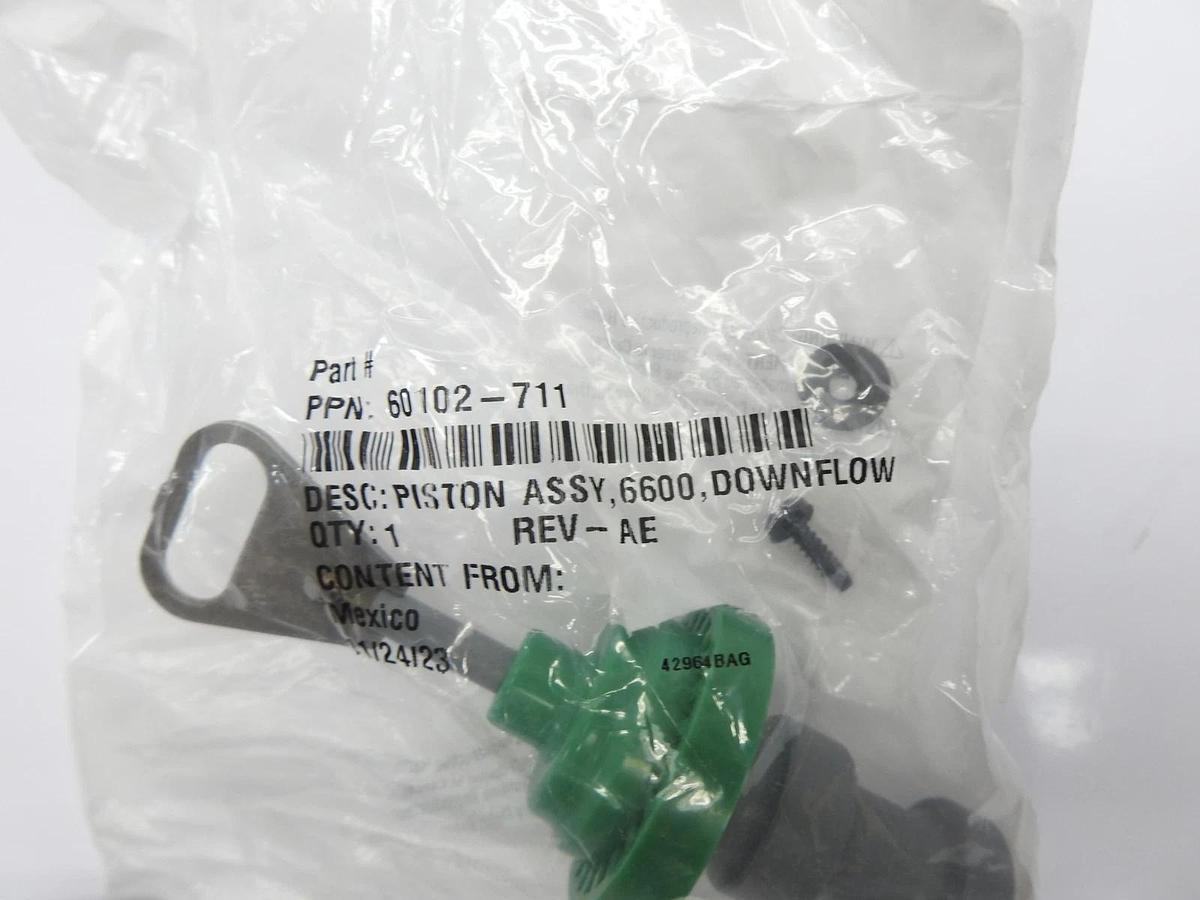 Pentair Fleck 60102-711 Downflow Piston for Fleck 5600SXT/6700 - GENUINE OEM NEW