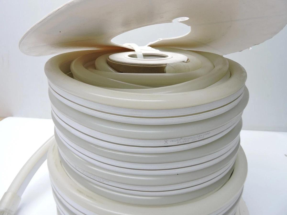 JS LED Power LED Flex Tube JE-004W-FN (WHITE) AC110V 30.5M/100'