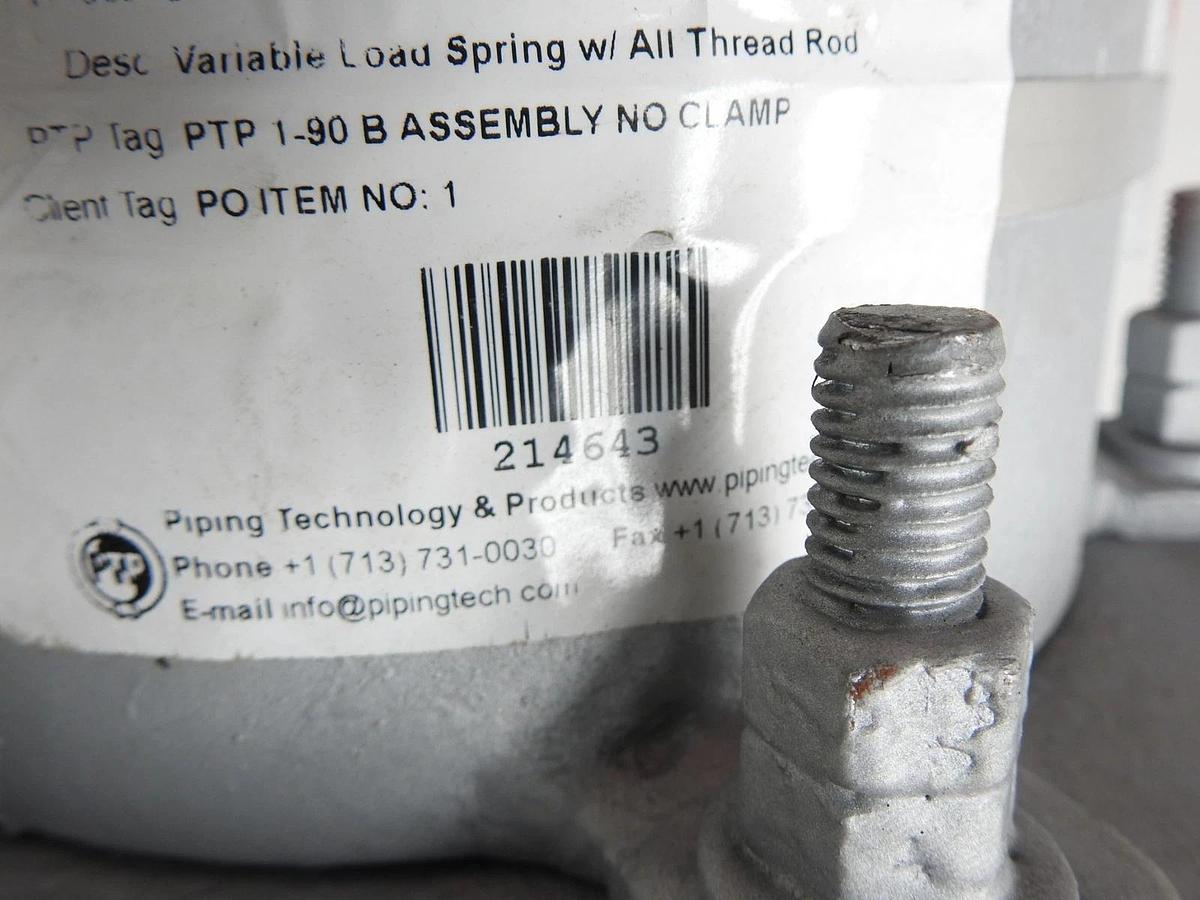 Piping Technology PTP 1-90B Variable Spring Hanger 400 lb/in Pipe Support Spring
