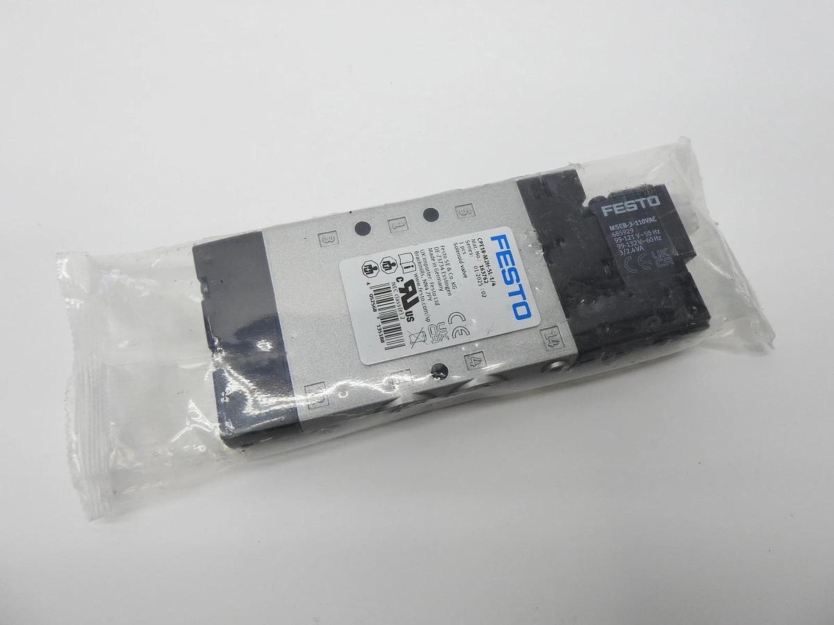 Festo 163762 Solenoid Valve CPE18-M2H-5L-1/4 - GENUINE NEW