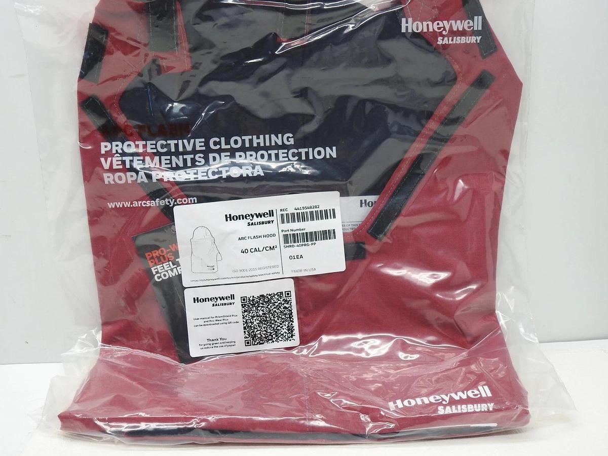 Honeywell Shroud, Red, ATPV 40 cal/sq cm SHRD-40PRG-PP ARC Flash Protect Hood