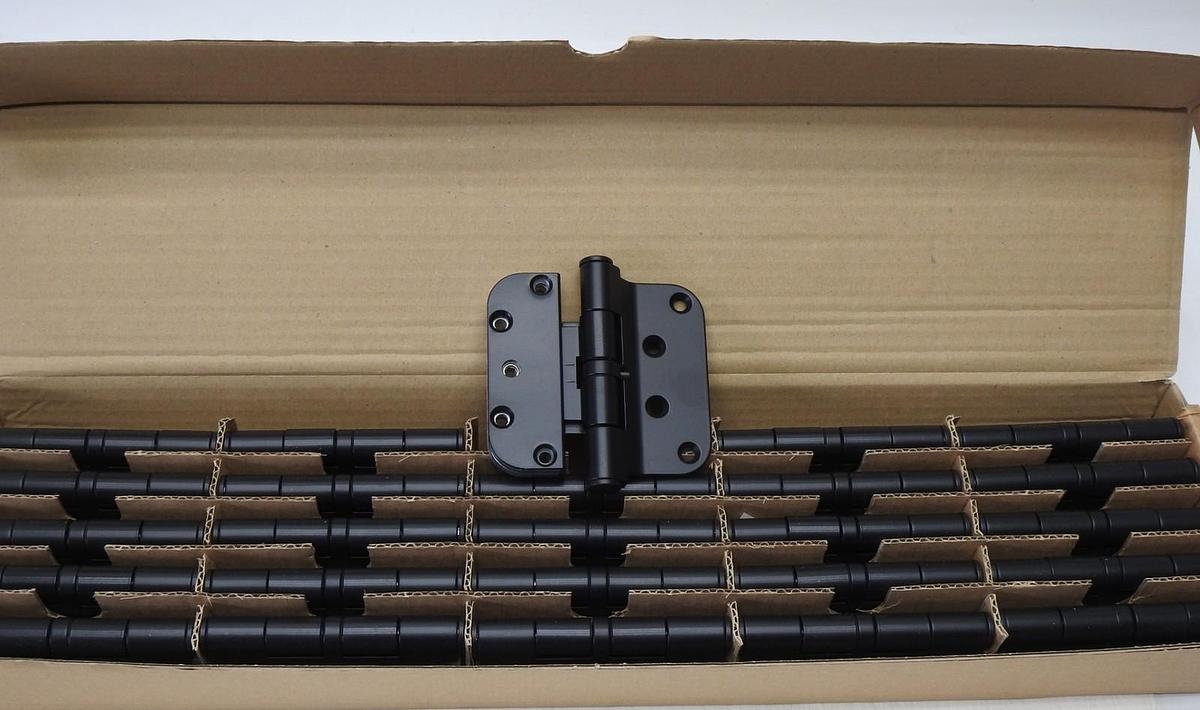 HOPPE F9714M / F9714 Matt Black Adjustable Hinge MHA-A3535-101 (25/Box) - NEW!
