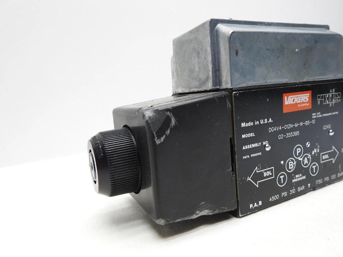 Eaton Vickers DG4V4-012N-M-W-B5-10 Solenoid Valve 02-355395  - GENUINE OEM - NEW