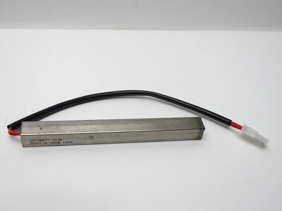 Hotwatt 2438, SS50-5 Strip Heater Square Cartridge Heater 5" 100W 120V -OEM NEW