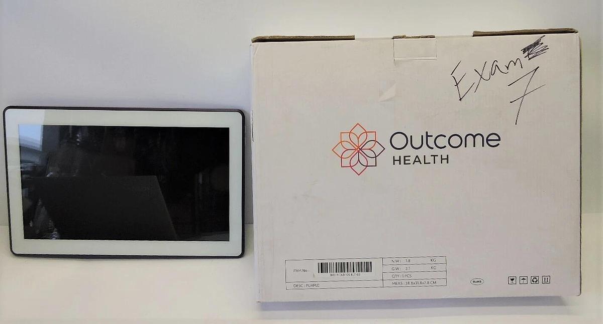 Context Media Health / Outcome Health Digital Exam Room Tablet P-TAB-105-ELC-02