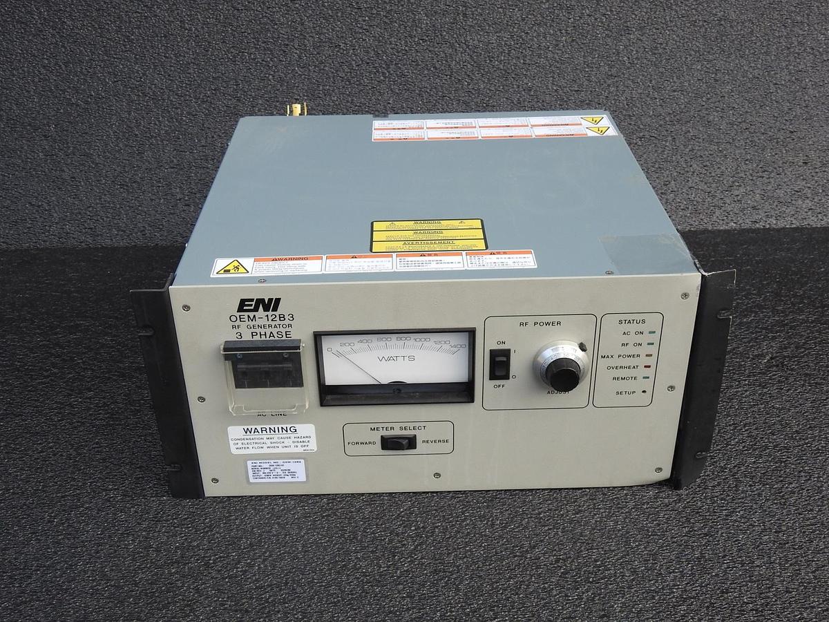 ENI OEM-12B3 RF Generator 3 Phase AMAT P/N: 0190-76028, OEM-12B3-02 ~NICE!~