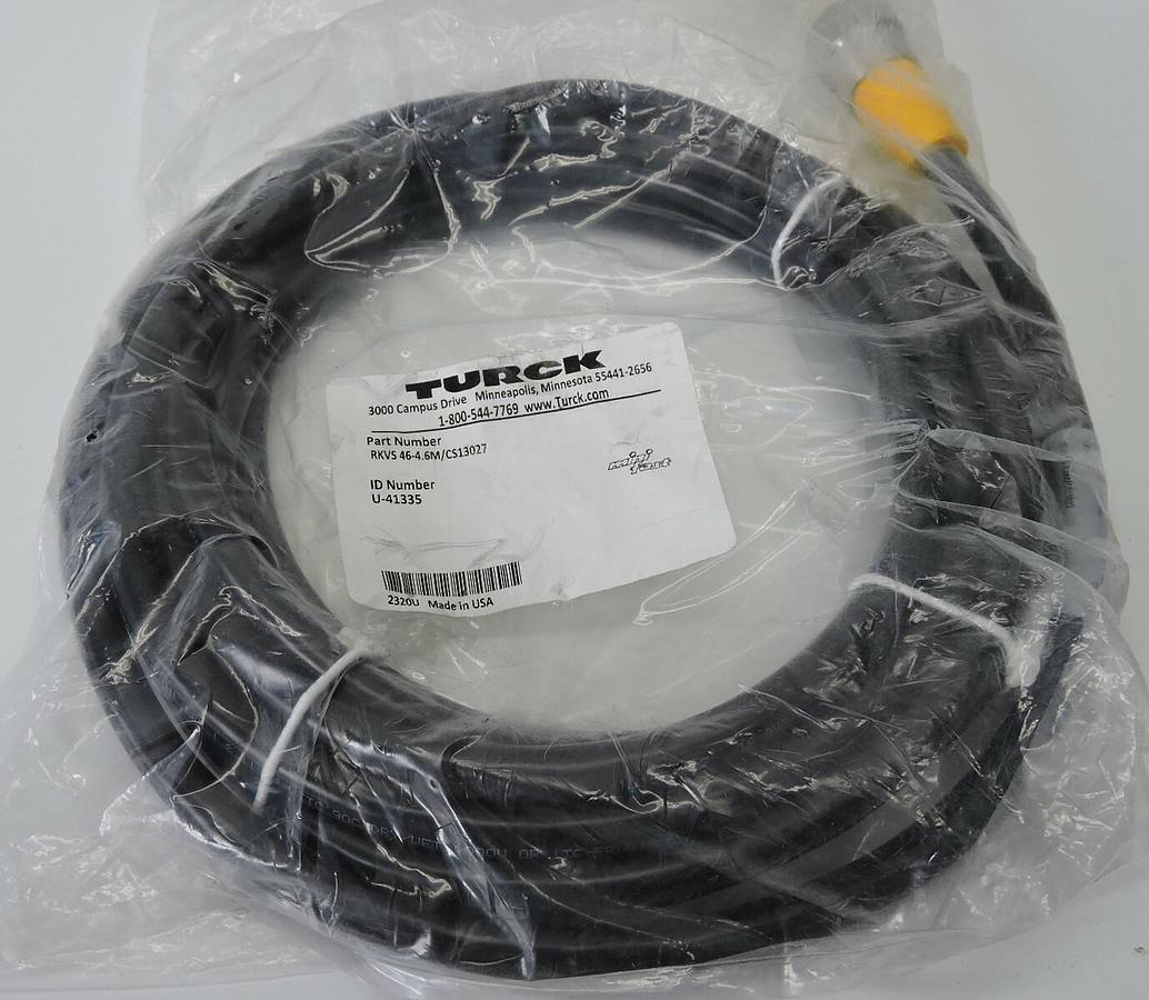 Turck RKVS 46 4.6m CS13027 Cable - NEW!