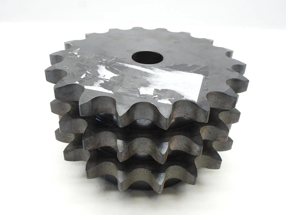 Martin E100B18 Triple Roller Chain Sprocket (Pitch: 1.250", 18T, OD: 7.839") NEW